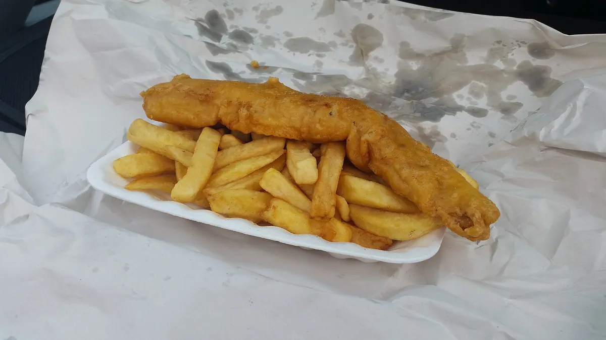 Fish & Chips food typical of Pineto Take Away